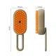 Паровая щетка массажер спрей 3 в 1 PET SPRAY MASSAGE BRUSH для вычесывания собак и кошек с паровым распылителем с ручкой - бежевая - изображение 6