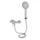 Lidz Aria 010 Смеситель для душа Nickel (k35) с душевым гарнитуром LDARI010NKS43361 - изображение 3