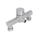 Lidz Aria 010 Смеситель для душа Nickel (k35) с душевым гарнитуром LDARI010NKS43361 - изображение 4