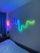 Стрічка розумна гнучка LED Neon RGB неонова 3 метри від USB керування кольорами режимами з телефона - зображення 5