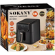 Аэрофритюрница 7л, 1800Вт, Sokany SK-10032 / Сенсорная мультипечь / Домашний аэрогриль - изображение 4