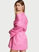 Піжама (Халат + майка + шорти) 3-в-1 Victoria's Secret 3-Piece Cotton Pajama Set S Рожева - зображення 2