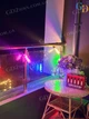 Гирлянда SFK-48 LED 220 V — удлинённые спиральные лампы, уличная и комнатная иллюминация, чёрный провод, мультиколор - изображение 4