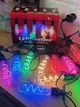 Гирлянда SFK-48 LED 220 V — удлинённые спиральные лампы, уличная и комнатная иллюминация, чёрный провод, мультиколор - изображение 11