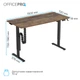 Комп’ютерний стіл з електрорегулюванням висоти OfficePro ODE1575DW - зображення 8