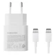 СЗУ Samsung EP-TA800, С кабелем, Type-C, Белый - 382074 - изображение 2