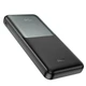 Повербанк з дисплеєм 10000mAh 22.5W HOCO J136 Sirui fully compatible power bank 2хUSB/1хType-C/microUSB чорний - зображення 2