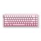 Клавіатура ігрова MCHOSE Ace 68 Turbo магнітна дротова Mount Tai Magnetic Switch GT, Peachy Pink - зображення 1