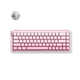 Клавіатура ігрова MCHOSE Ace 68 Turbo магнітна дротова Mount Tai Magnetic Switch GT, Peachy Pink - зображення 2