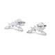 Серьги-гвоздики из белого золота Crystal Crown (з40067.1) - изображение 1