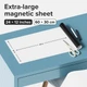 Гибкий магнитный лист X-bet MAGNET, изотропный, с белой виниловой стороной, 600x300x0,8 мм - изображение 5
