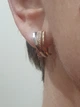 Золотые серьги с фианитами. СВ1204КИ - изображение 2