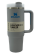 Термос термокружка Stanley Quencher H2.0 Tumbler из нержавеющей стали Grey 0,88 л KT7002002 - изображение 2