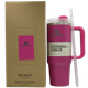 Термос термокружка Stanley Quencher H2.0 Tumbler из нержавеющей стали Raspberry 0,88 л KT7002006 - изображение 1