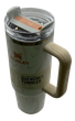 Термос термокружка Stanley Quencher H2.0 Tumbler из нержавеющей стали Cream Marble 0,88 л KT7002009 - изображение 6