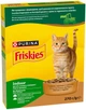 Упаковка сухого корма для домашних кошек Purina Friskies Indoor с курицей, индейкой и овощами 270 г x 10 шт. (7613035351837) - изображение 4