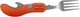 Набор столовый туристический Active Launcher 3 (нож, ложка, вилка) Orange (630420) - изображение 4