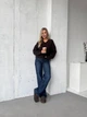 Теплый свитер из мягкого трикотажа Оne size 42-48 Коричневый (5049) - изображение 5