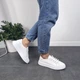 Женские кеды кроссовки ITstyle натуральная кожа Белые 36 (3371) - изображение 10