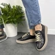 Женские кеды кроссовки ITstyle натуральная кожа Черные 39 (3371) - изображение 6