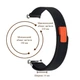 Ремешок тканевый Mi Jobs GT4 Trail для Xiaomi Mi Band 8/9/10 с металическим креплением и застжекой на липучке Trail Black+Silver (mrk6668) - изображение 2
