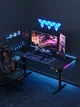 Комп’ютерний стіл з електрорегулюванням висоти Anda Seat Terminator RGB Black - зображення 9