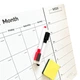 Магнитный Планер на месяц и неделю ⬩ My Perfect Month & Week ⬩ LifeFLUX ⬩ А3 ⬩ черно-белый - изображение 3