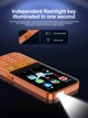Кнопковий телефон-смартфон UNIWA F6 Ultra 4G Android + WhatsApp + Facebook + TikTok Помаранчевий - зображення 11