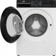 Пральна машина Beko фронтальна, 9кг, 1400, a, 55см, дисплей, пара, інвертор, wifi, білий b5wfu69415wpbb - зображення 2
