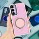 Чохол (накладка) Samsung A125 Galaxy A12 / M127 Galaxy M12, Space Ring Matte, Ice Grey, Сірий - 646750 - зображення 7