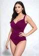 Слитный купальник Fuba 25812154 бордовый 56 (4XL) бедра 121-125 см грудь 4D-5E - изображение 1