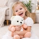 Мягкая игрушка Медвежонок в костюме зайчика 33 см — плюшевый медведь для объятий, арт. C62971-3 - изображение 6