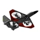 Радиоуправляемый самолет 4DRC V27 Red с камерой 1080P Wi-Fi FPV, удержание высоты, Headless режим, 360° трюки, полет по кругу, до 100 м, до 15 минут полета - изображение 4