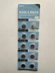 Батарейка Alkaline Battery AG6 LR69 LR920 SR920SW 370 371 блістер 10 штук - изображение 5