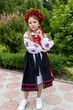 Вишита сукня для дівчинки з запаскою Trend Давня 104 Білий, чорний (SOLSUDDAVN) - изображение 1