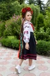 Вишита сукня для дівчинки з запаскою Trend Давня 104 Білий, чорний (SOLSUDDAVN) - изображение 8