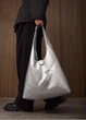 Жіноча сумка Sambag HOBO M срібло 35 х 40 х 8 см (53200003) - зображення 2