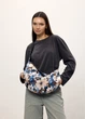 Женская сумка Sambag HOBO Bag-glove принт "Blue Flowers" 50 х 28 х 5 см (53400725) - изображение 1