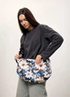 Женская сумка Sambag HOBO Bag-glove принт "Blue Flowers" 50 х 28 х 5 см (53400725) - изображение 2