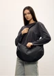 Женская сумка Sambag HOBO Bag-glove черная тканевая 50 х 28 х 5 см (53400064) - изображение 1