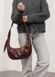 Женская сумка Sambag HOBO S бургунди 30 х 13 х 8 см (53100013) - изображение 3