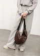 Женская сумка Sambag HOBO Bag-glove шоколадная 50 х 28 х 5 см (53400020) - изображение 3