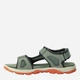 Подростковые сандалии для девочки Jack Wolfskin Taraco Beach Sandal K 4039531_4137 37 (5US) 23.1 см Зеленые (4064886032599) - изображение 2