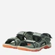 Подростковые сандалии для девочки Jack Wolfskin Taraco Beach Sandal K 4039531_4137 37 (5US) 23.1 см Зеленые (4064886032599) - изображение 6