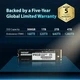 Накопитель SSD 1TB Patriot P410 M.2 2280 PCIe NVMe 4.0 x4 TLC (P410P1TBM28H) - изображение 5
