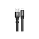 Дата кабель USB 2.0 AM to Lightning 0.23m 2A black Baseus (CALMBJ-B01) - зображення 1