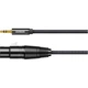 Кабель мультимедийный 3.5mm M to XLR F 1.0m AV182 black Ugreen - изображение 2