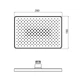Лейка для верхнего душа Qtap Hlavova 280x190 мм прямоугольная QTHLA107CRM45946 Chrome - изображение 2