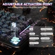 Бездротова Магнітна Клавіатура Attack Shark X82Pro HE 8К Чорна Топографічна - зображення 3