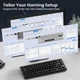 Бездротова Магнітна Клавіатура Attack Shark X68Pro HE 8К Чорна Топографічна - изображение 4